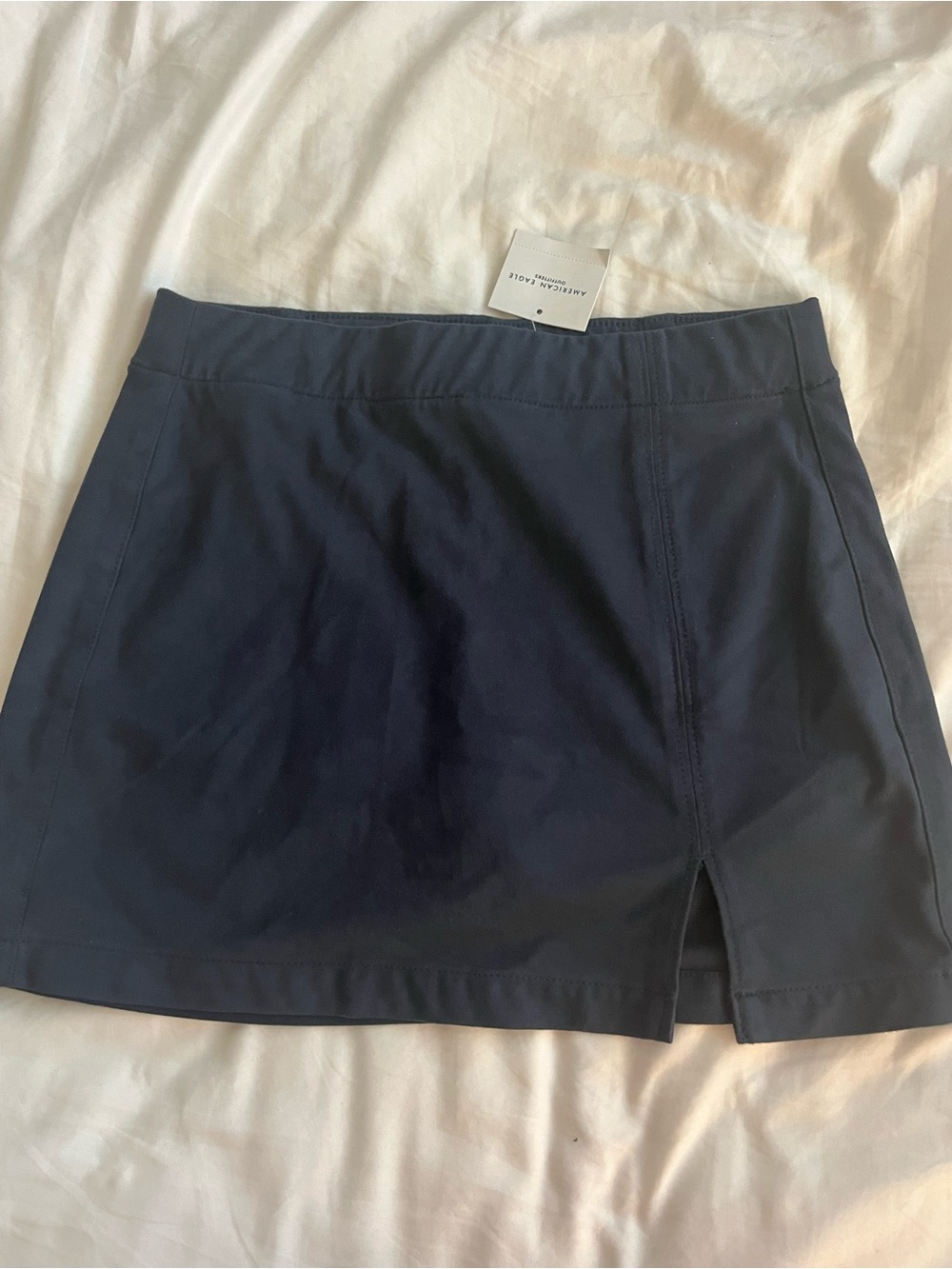 American Eagle Outfitters Navy Athletic Skort with Front Vent